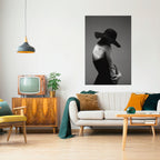 SILHOUETTE OF MYSTERY Peel and Stick Vertical Poster