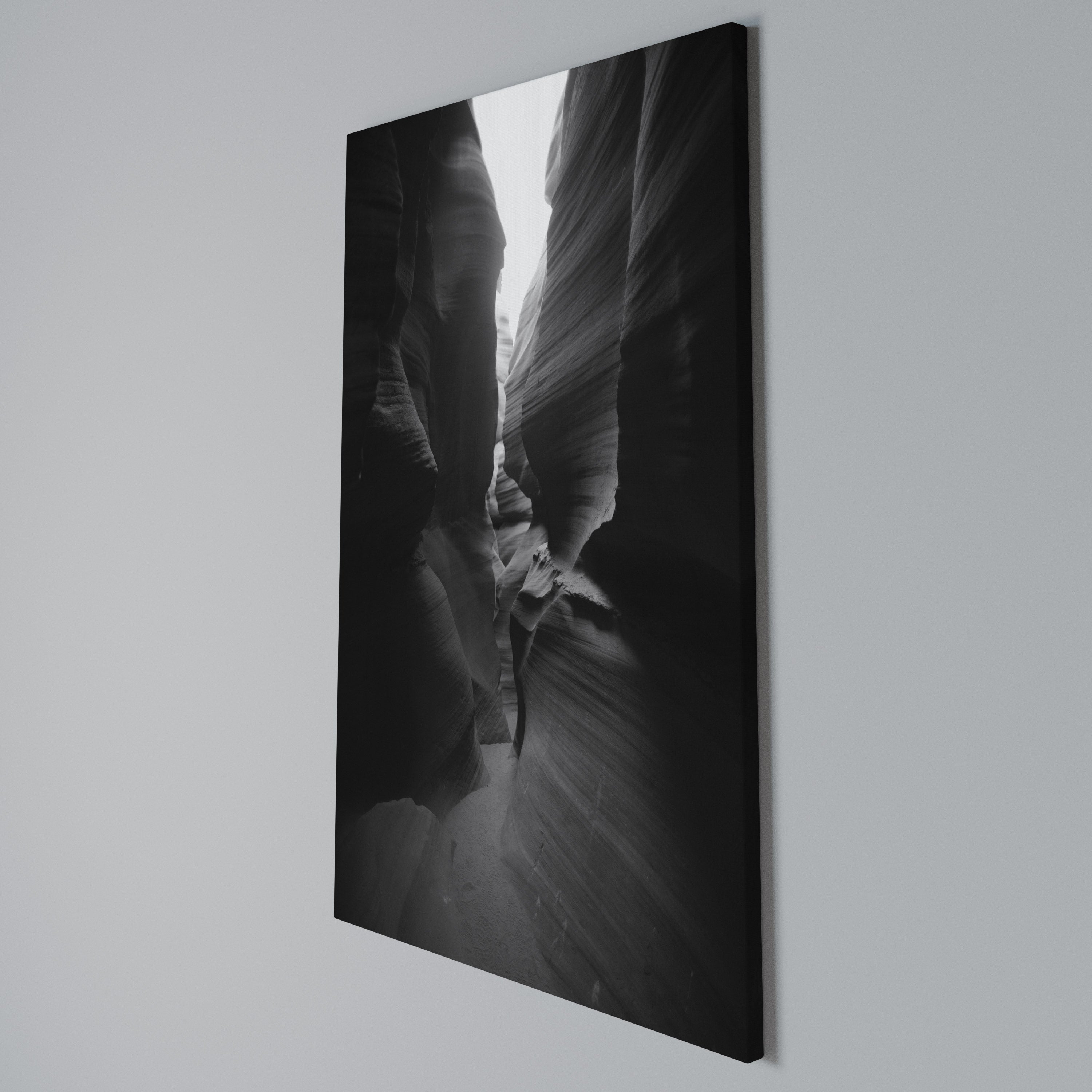 TIME'S WHISPERING CANYON Cuadro en lienzo vertical