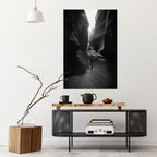 TIME'S WHISPERING CANYON Póster Vertical Adhesivo