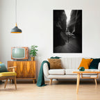 TIME'S WHISPERING CANYON Póster Vertical Adhesivo