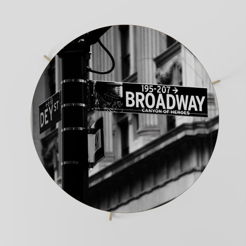 Letrero de Broadway Mesa de centro 69