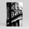 BROADWAY SIGN Póster adhesivo vertical