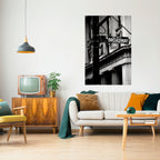 BROADWAY SIGN Peel and Stick Vertical Poster