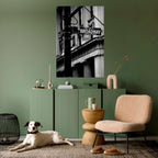 BROADWAY SIGN Peel and Stick Vertical Poster