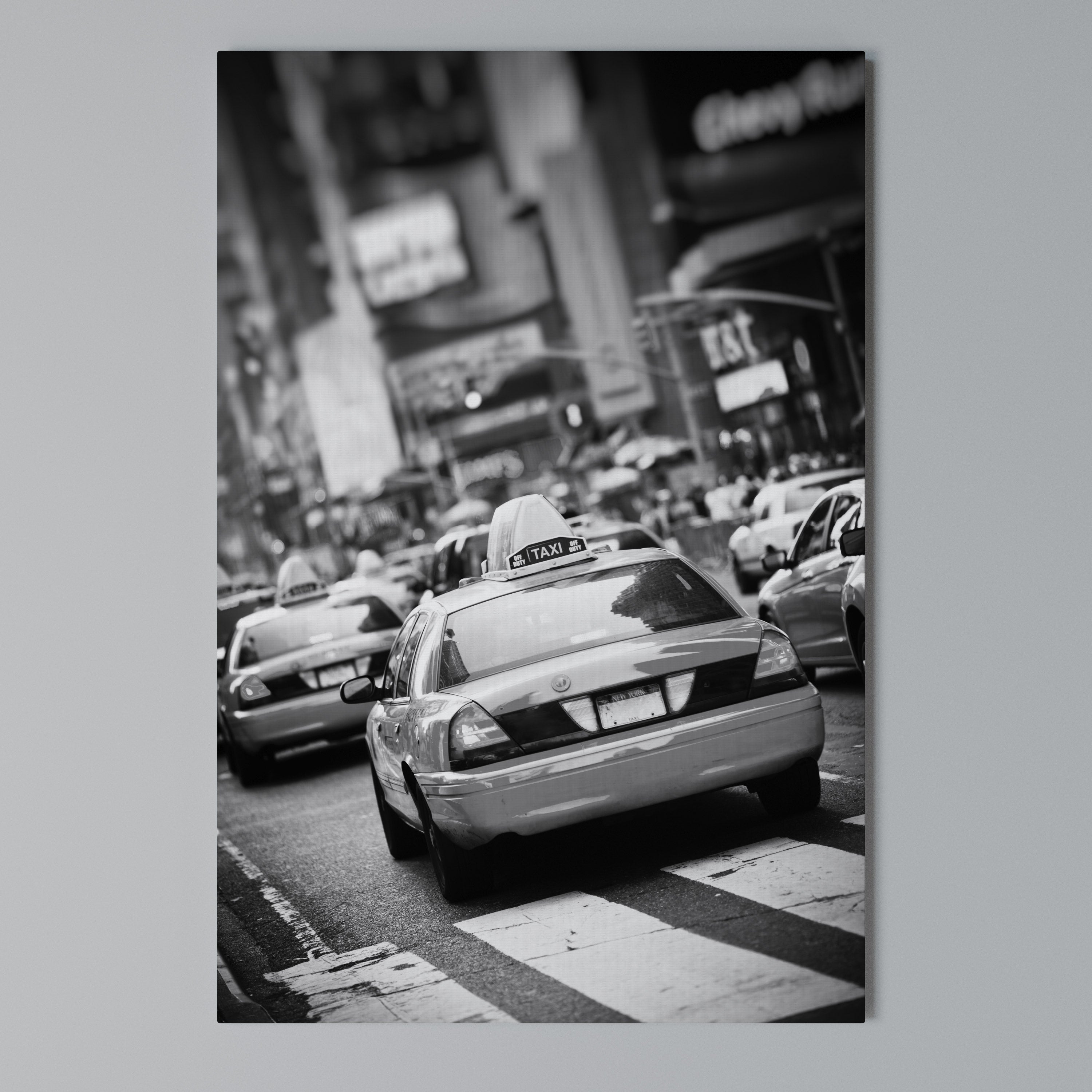 TIMELESS TAXI TALES Cuadro en lienzo vertical