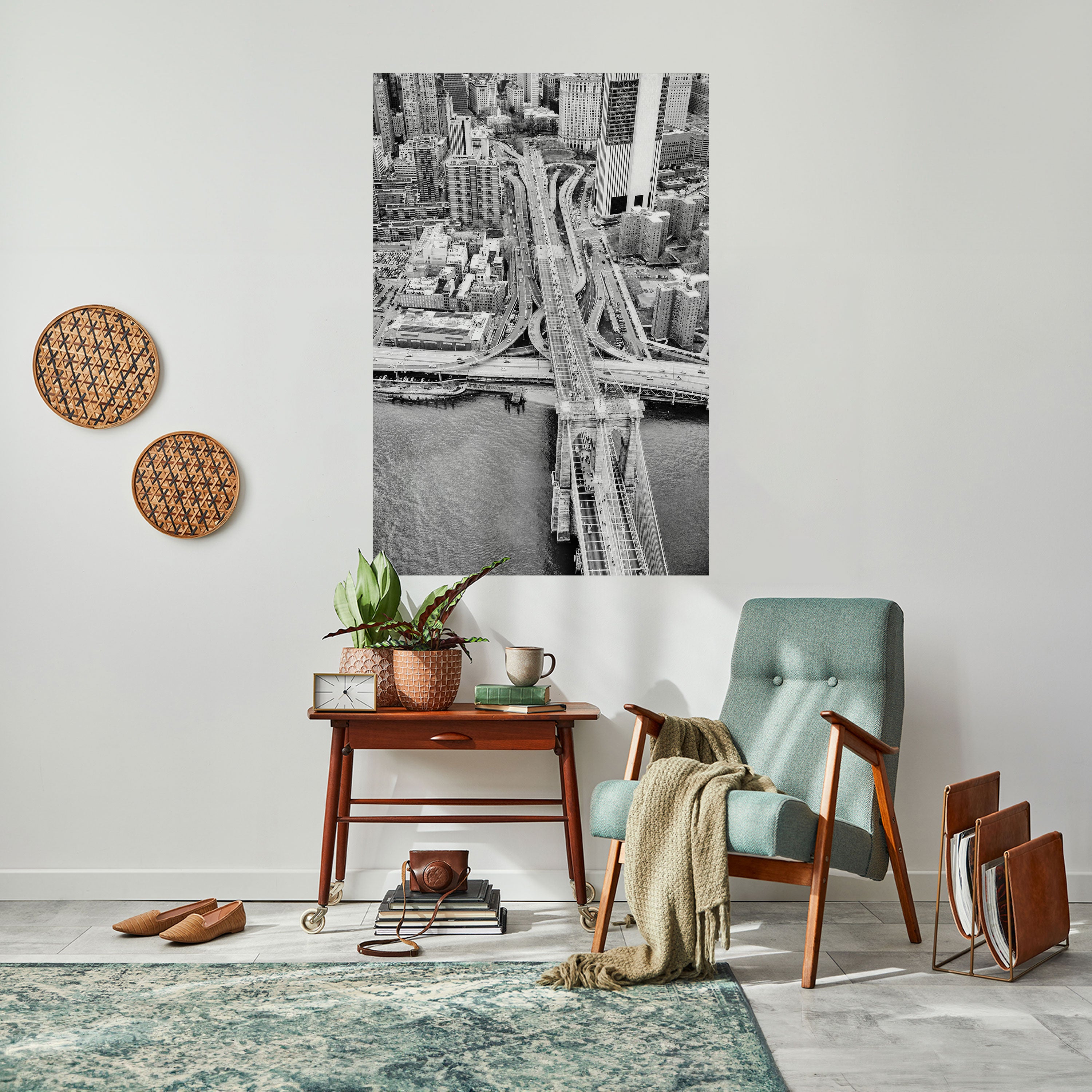 METROPOLITAN MAZE DANCE Peel and Stick Vertical Poster