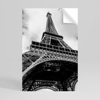 MONOCHROME PARISIAN ICON Peel and Stick Vertical Poster