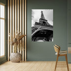 MONOCHROME PARISIAN ICON Peel and Stick Vertical Poster