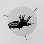 BLACK VISCOSITY Mesa de Centro Ø60