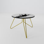 BLACK VISCOSITY Mesa de Centro Ø60