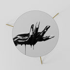 BLACK VISCOSITY Mesa de Centro Ø60