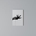 BLACK VISCOSITY Cuadro en lienzo vertical