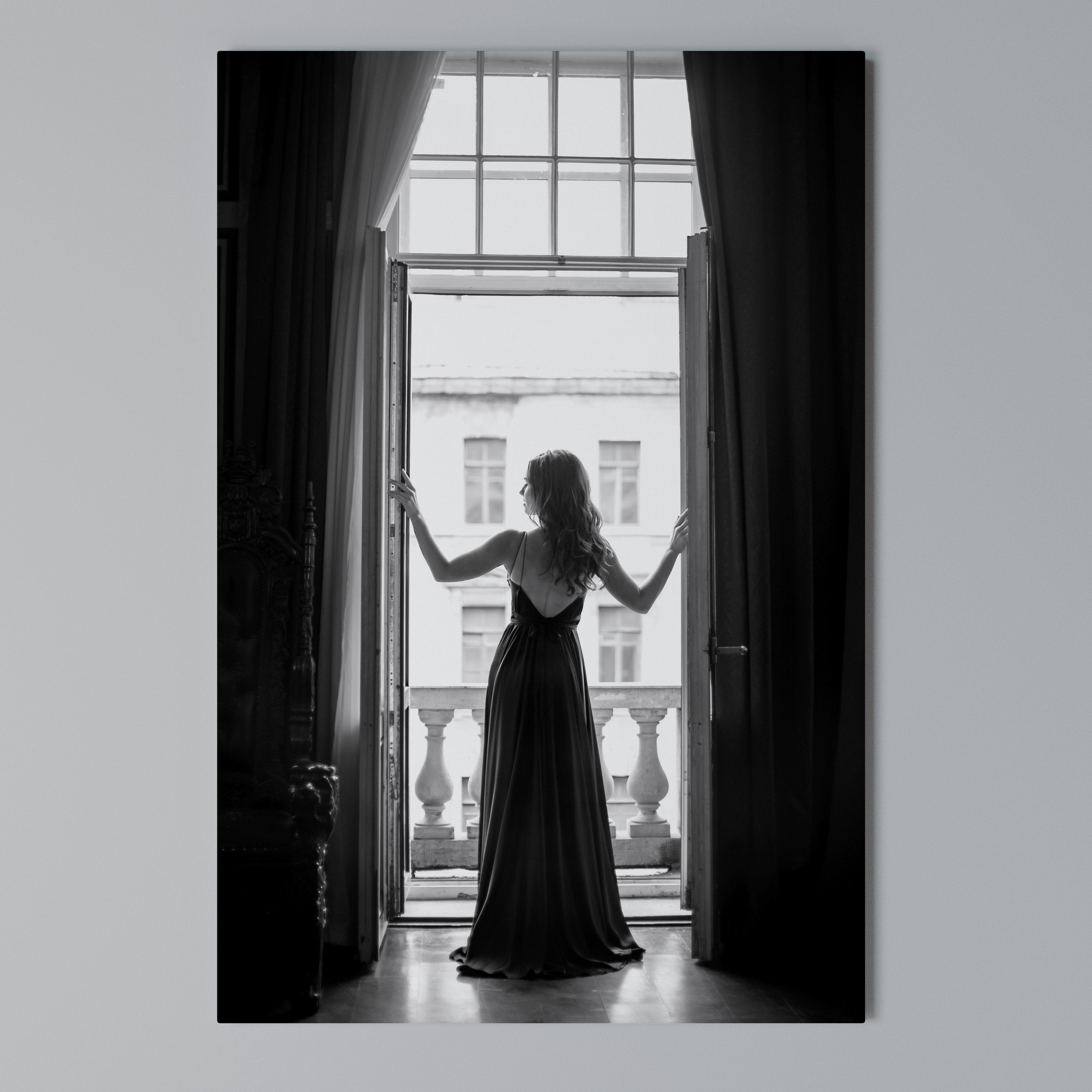 WINDOW TO WONDERS Vertical Canvas Print
