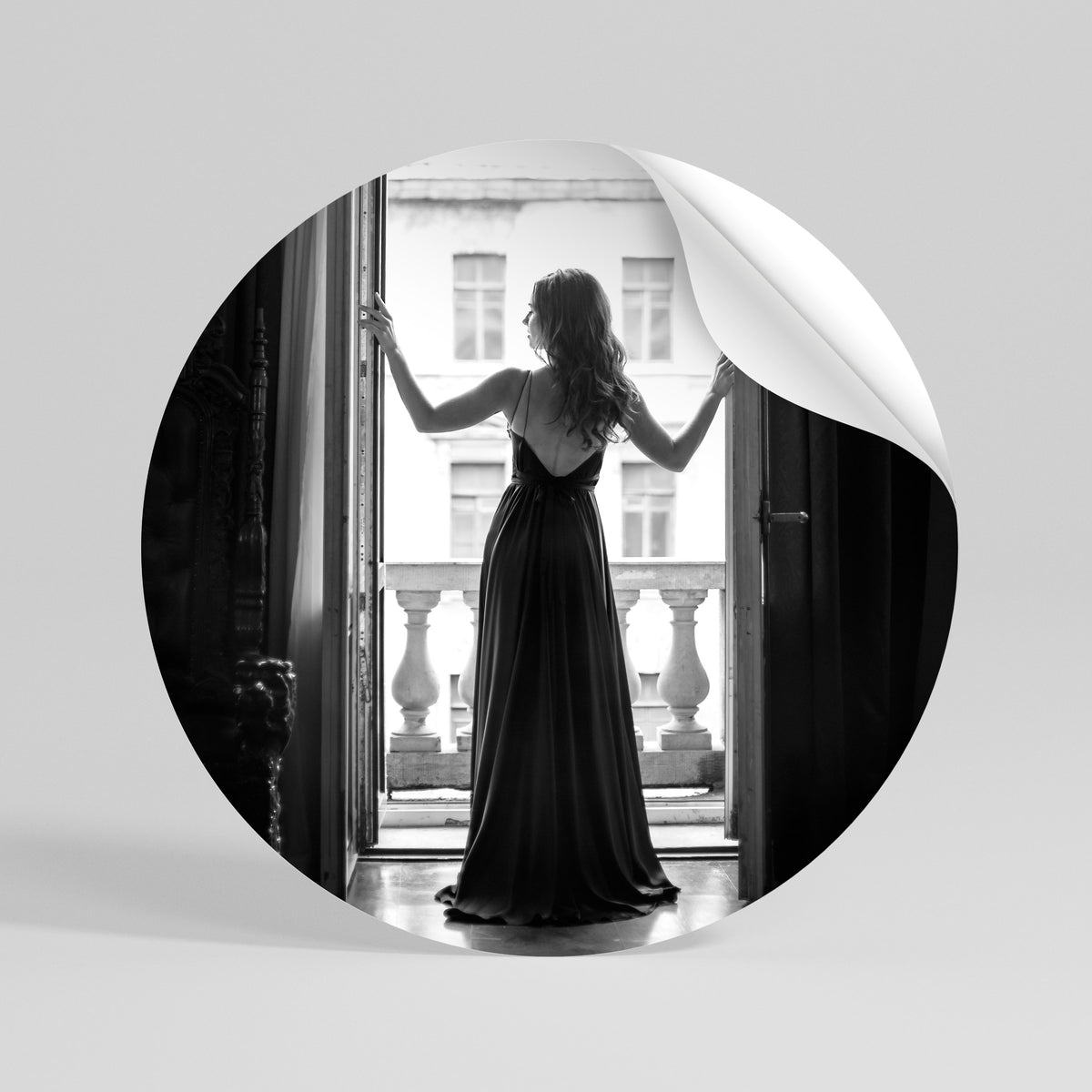 WINDOW TO WONDERS Vinilo adhesivo redondo