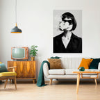 SMOKY BELLE Peel and Stick Vertical Poster