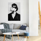 SMOKY BELLE Peel and Stick Vertical Poster