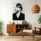 SMOKY BELLE Peel and Stick Vertical Poster