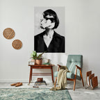 SMOKY BELLE Peel and Stick Vertical Poster