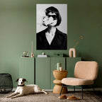 SMOKY BELLE Peel and Stick Vertical Poster