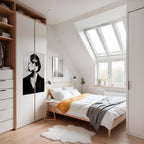 SMOKY BELLE Peel and Stick Vertical Poster