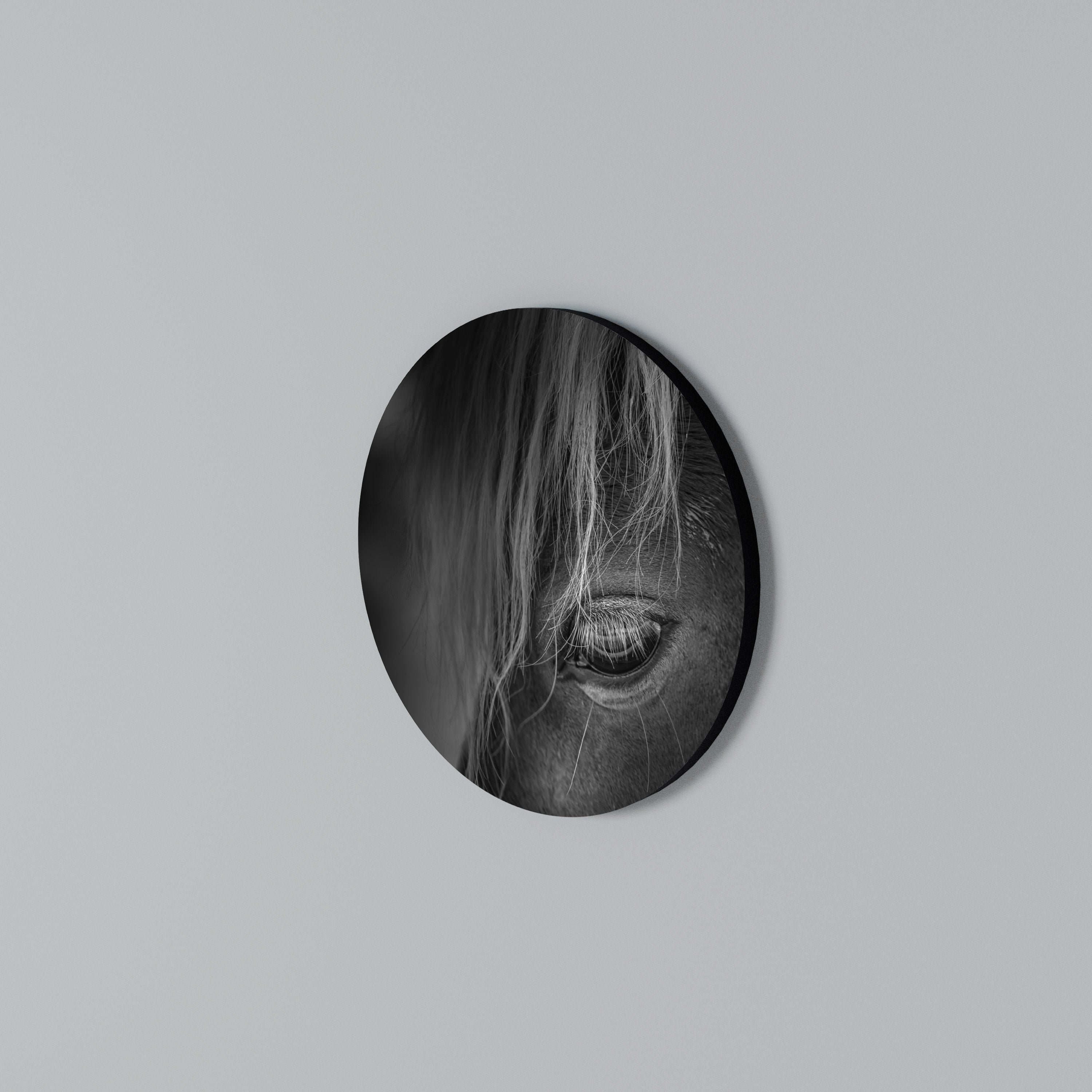 SILENT STRENGTH Round Wall Art