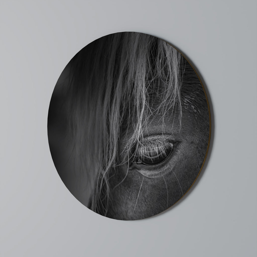 SILENT STRENGTH Round Wall Art