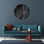 SILENT STRENGTH Round Wall Art