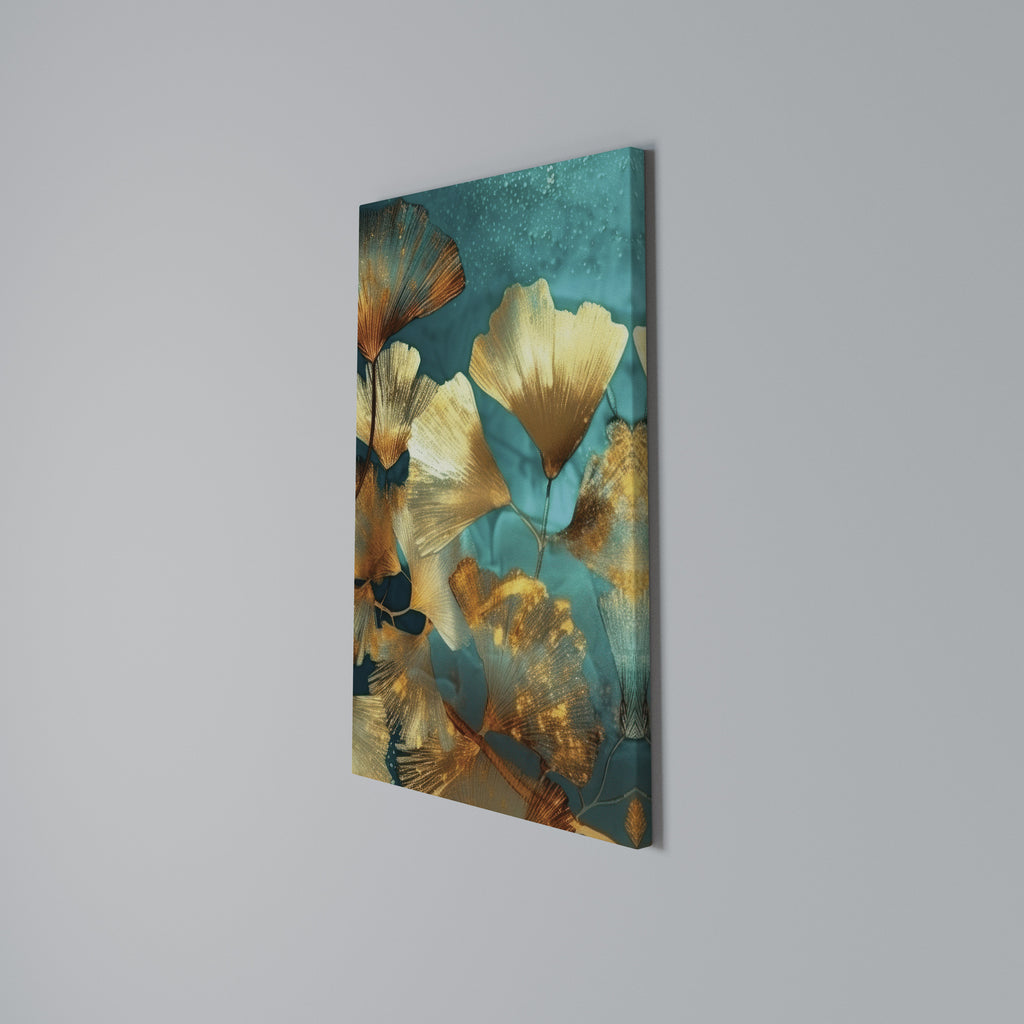 LUMINOUS FOLIAGE Vertical Canvas Print
