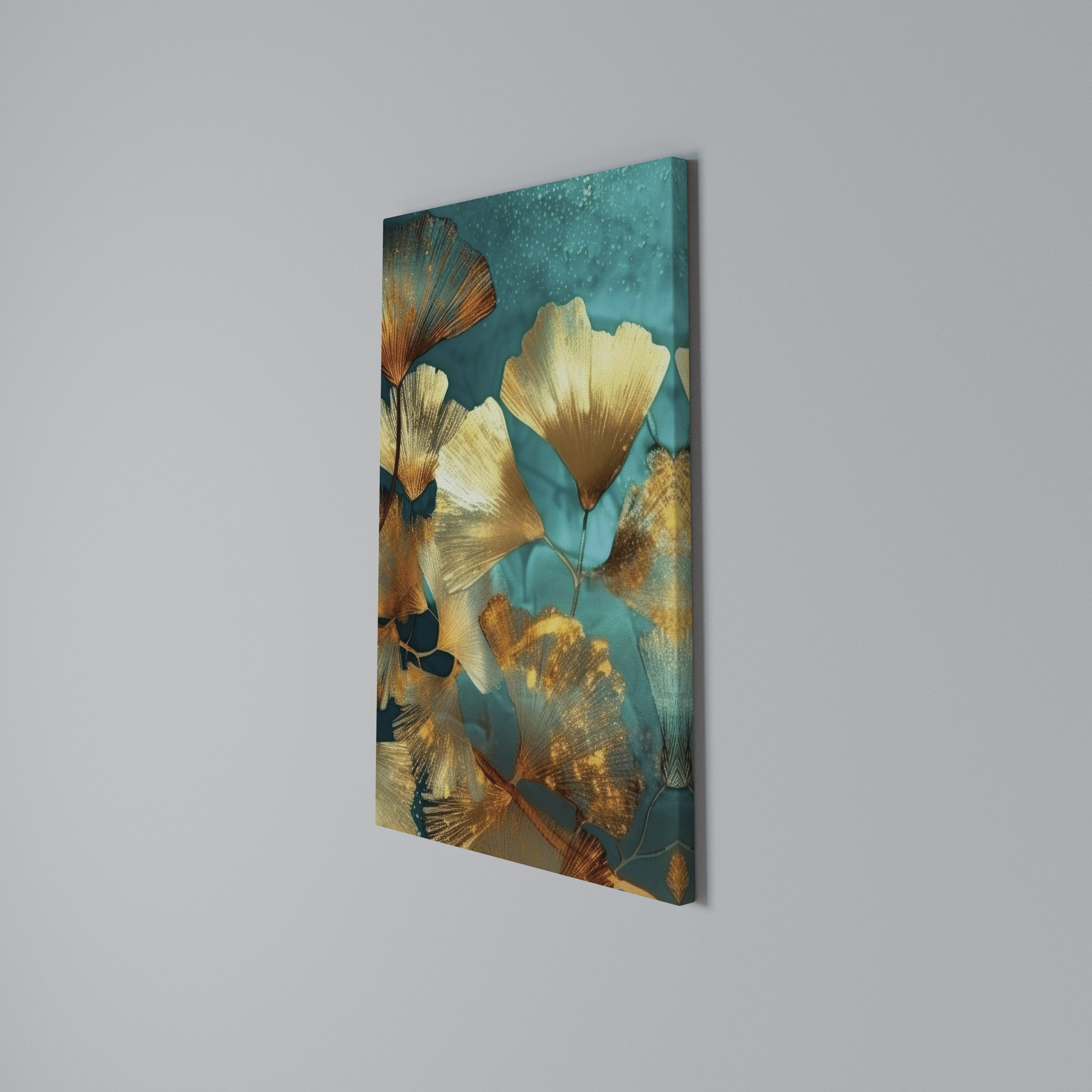 LUMINOUS FOLIAGE Vertical Canvas Print