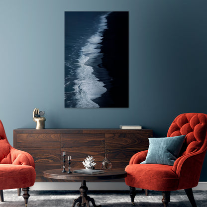 OCEAN'S WHISPER Cuadro en lienzo vertical