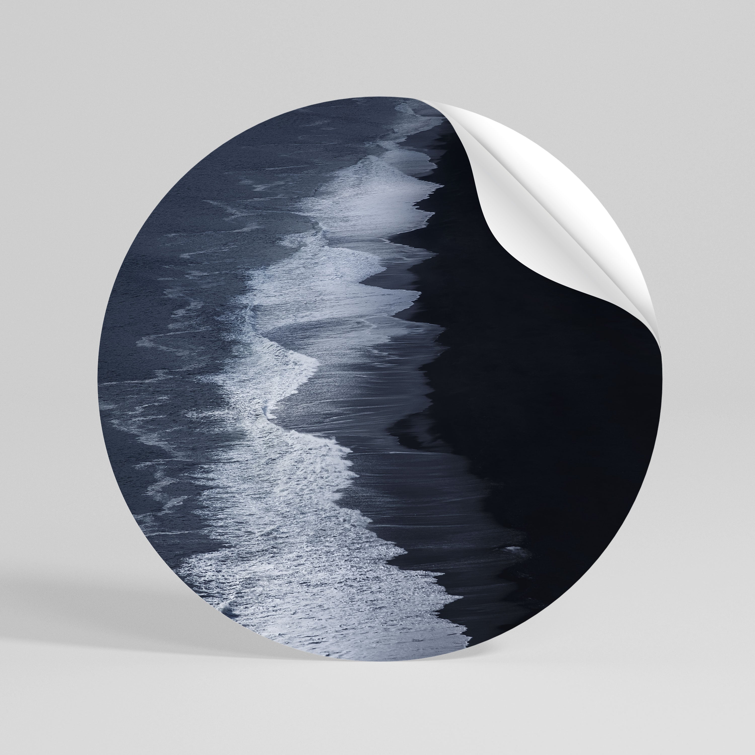 OCEAN'S WHISPER Vinilo adhesivo redondo