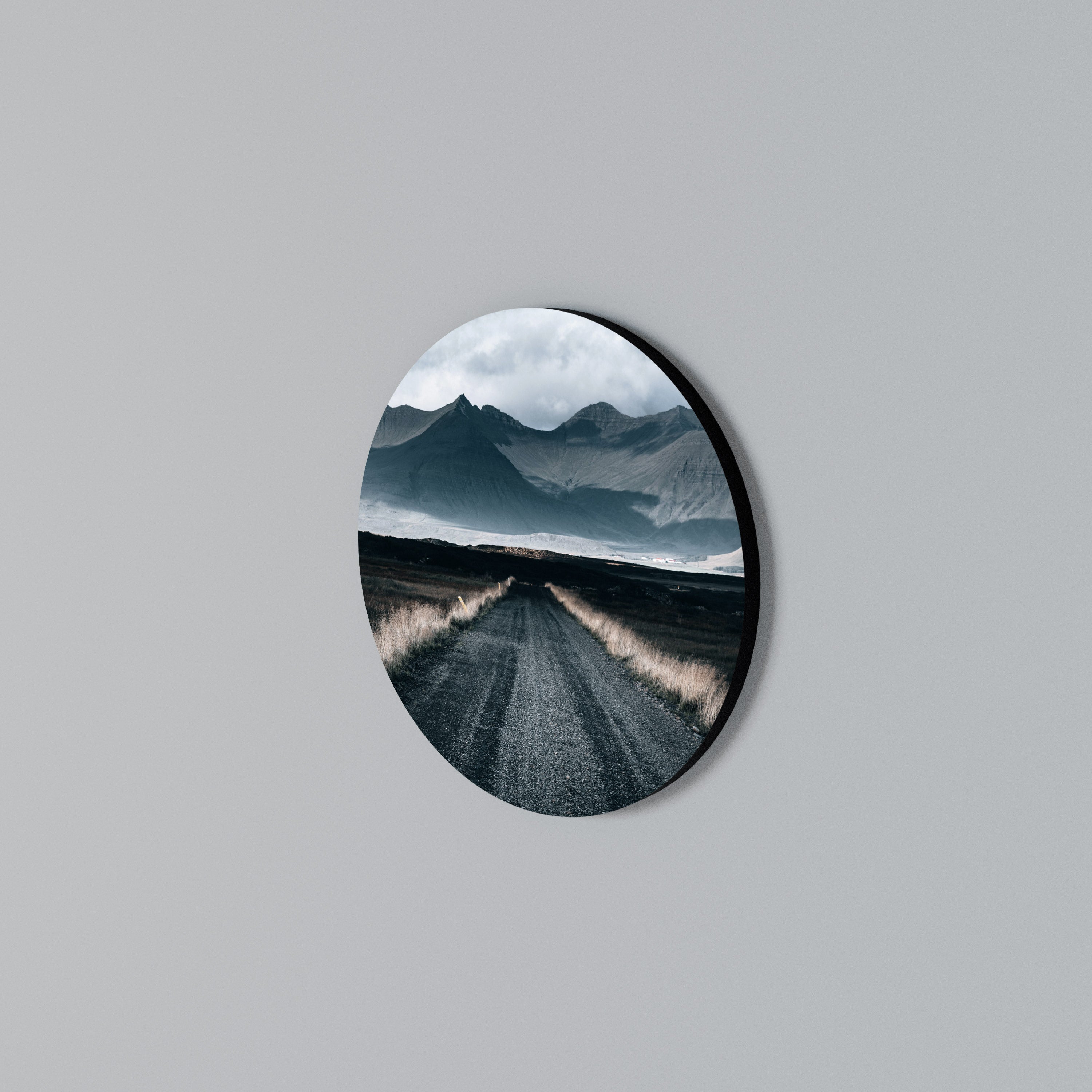 FOGBOUND HEIGHTS Round Wall Art