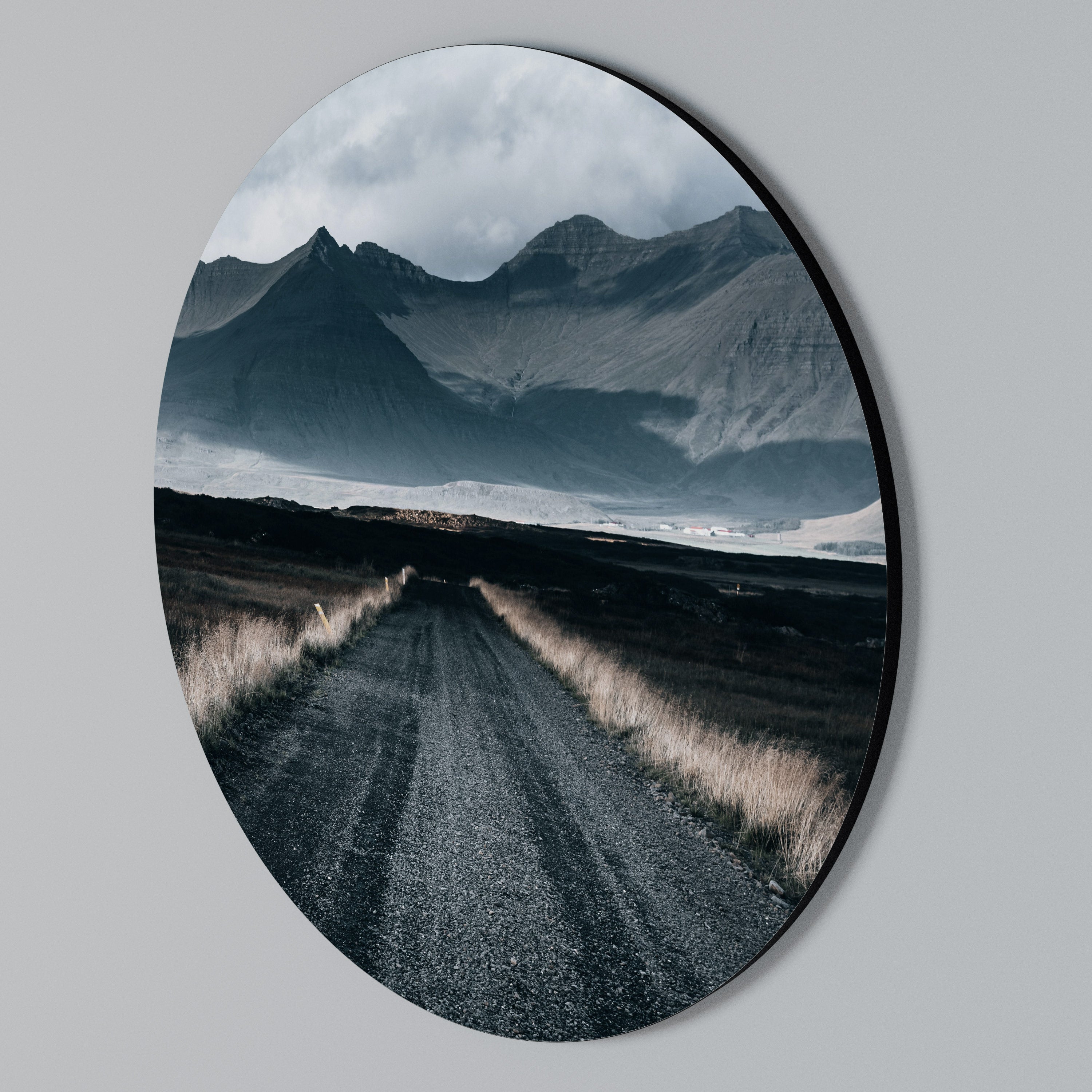 FOGBOUND HEIGHTS Round Wall Art