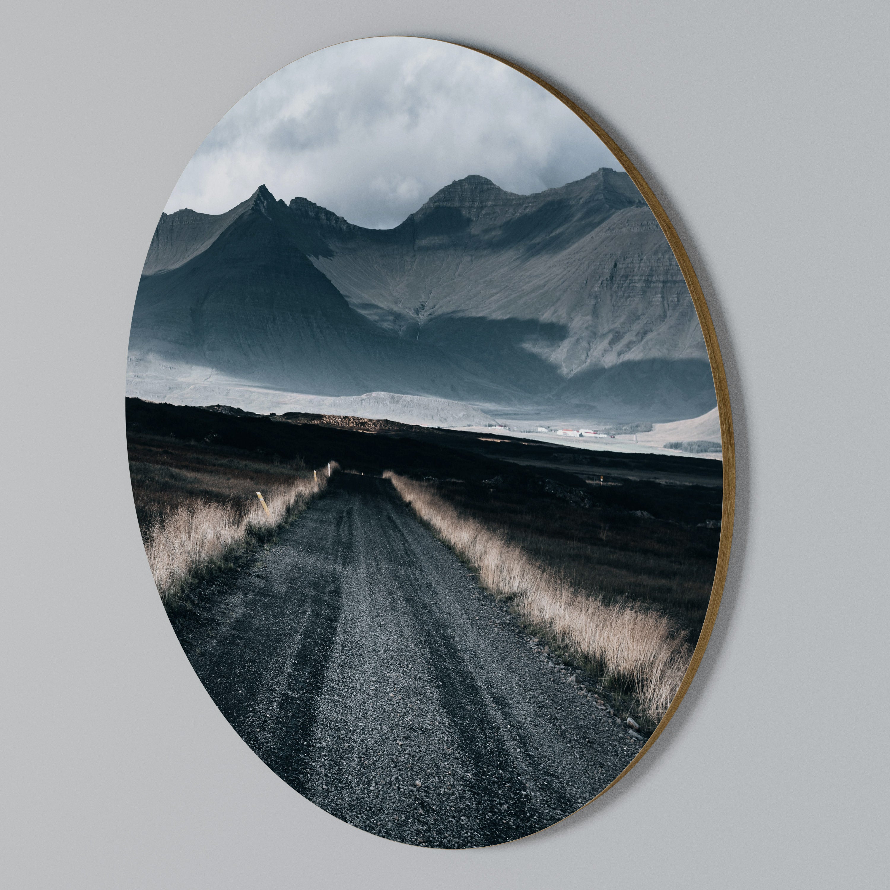 FOGBOUND HEIGHTS Round Wall Art