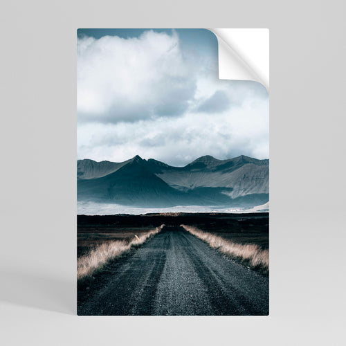 FOGBOUND HEIGHTS Peel and Stick Vertical Poster