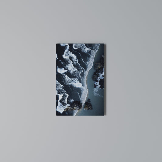 COSMIC COASTLINE Cuadro en lienzo vertical