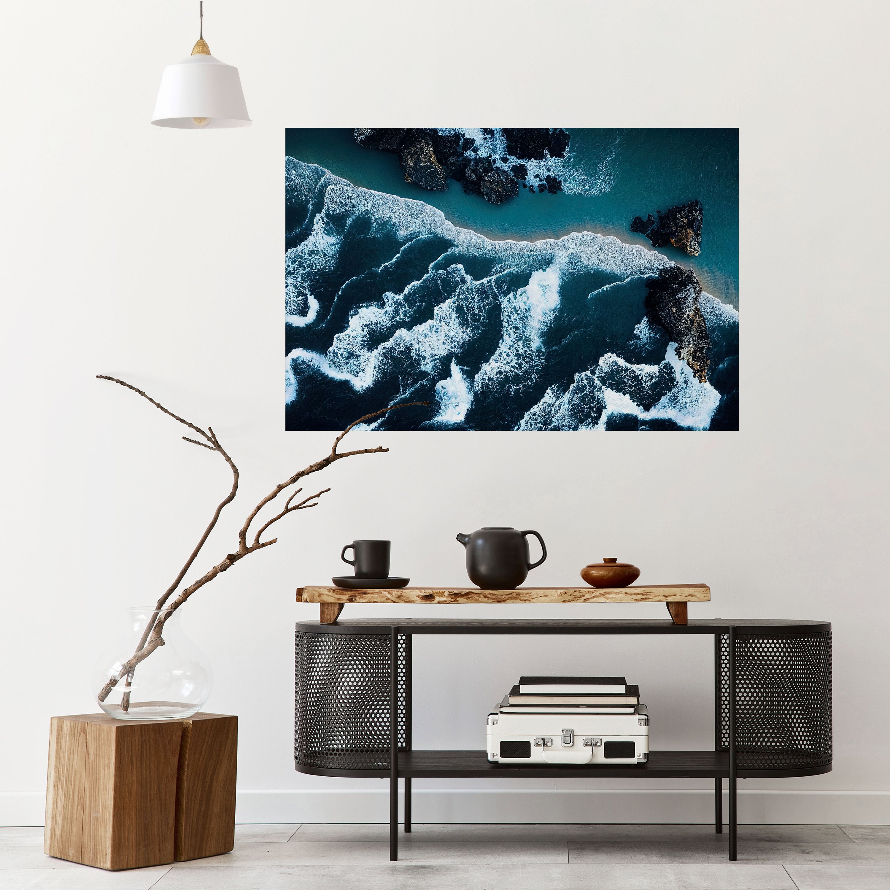 Póster horizontal autoadhesivo COSTA CÓSMICA