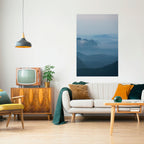 MISTY MOUNTAIN WHISPER Peel and Stick Vertical Poster