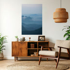 MISTY MOUNTAIN WHISPER Peel and Stick Vertical Poster