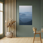 MISTY MOUNTAIN WHISPER Peel and Stick Vertical Poster