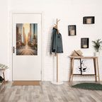 SUNSET CITYSCAPE SYMPHONY Póster Vertical Adhesivo