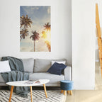 WHISPERING PALM LEAVES Póster Vertical Adhesivo