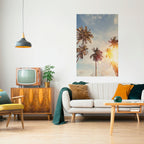 WHISPERING PALM LEAVES Póster Vertical Adhesivo