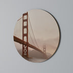 BRIDGE OF DREAMS Round Wall Art