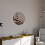 BRIDGE OF DREAMS Round Wall Art