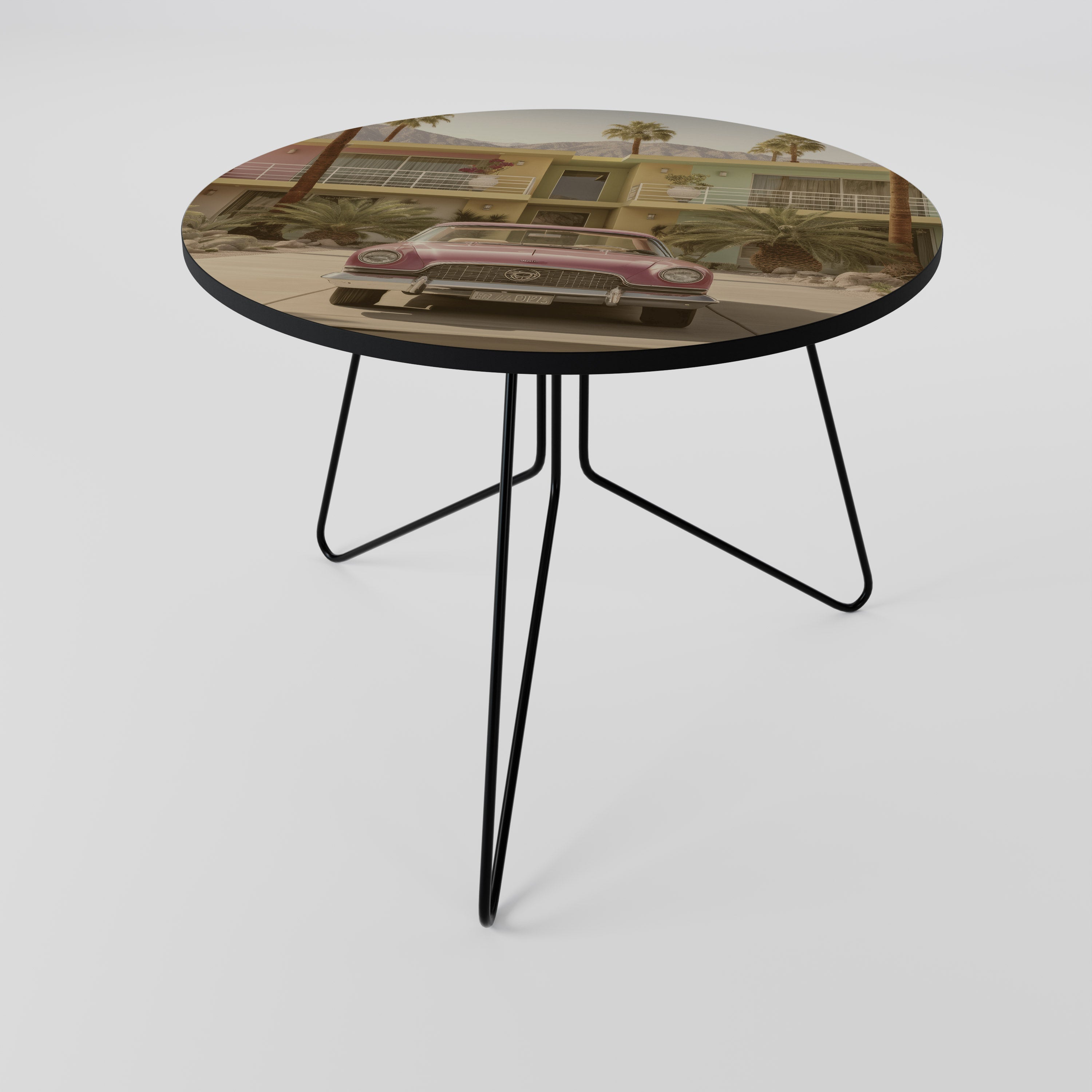 Mesa de centro estilo californiano 69