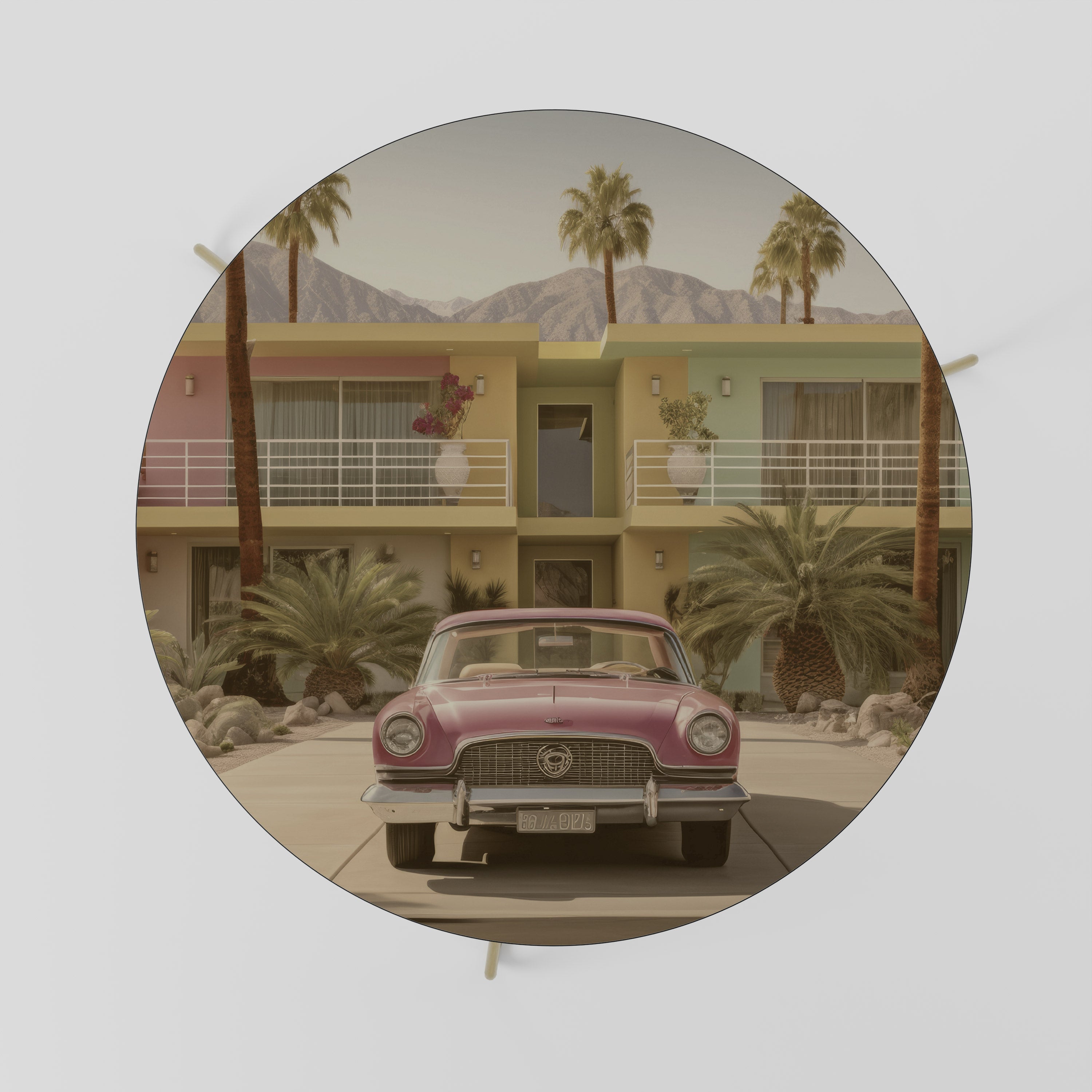 Mesa de centro estilo californiano 69