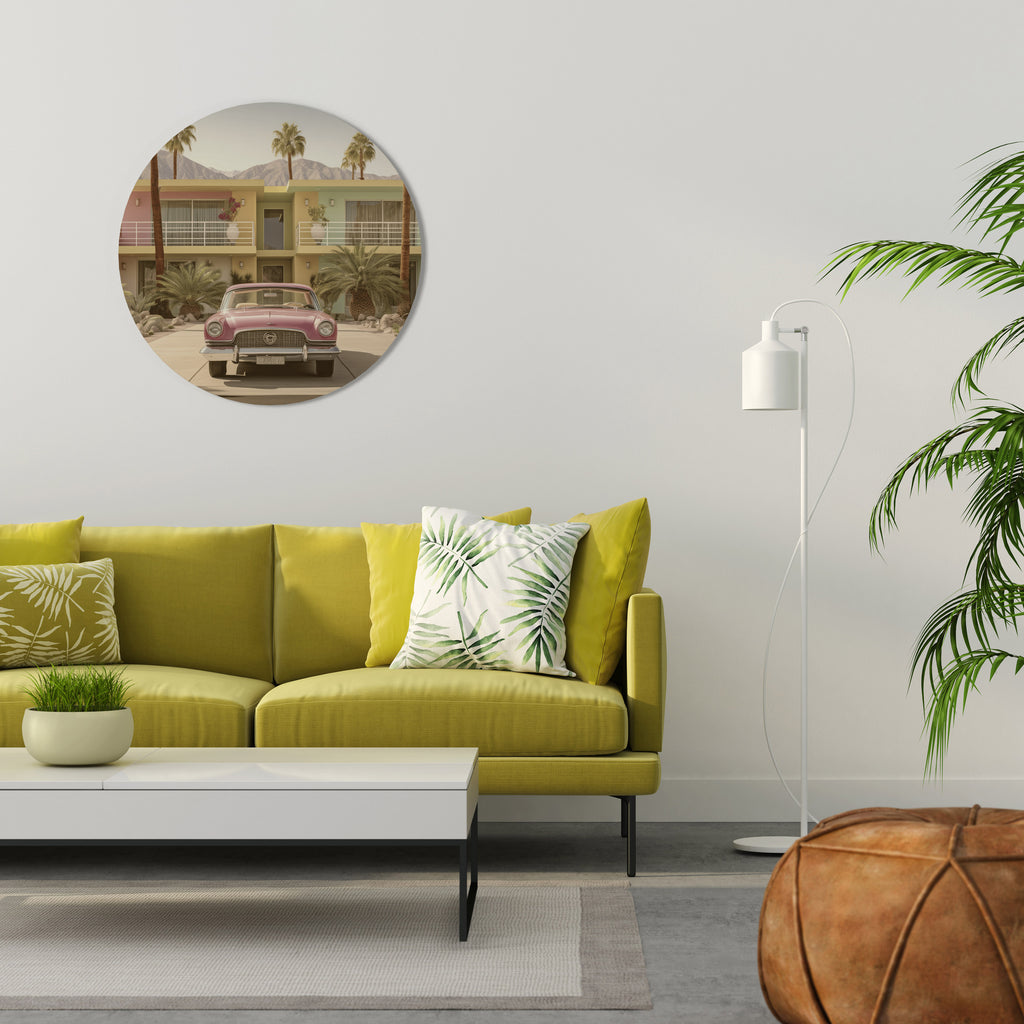 CALIFORNIAN STYLE Round Wall Art