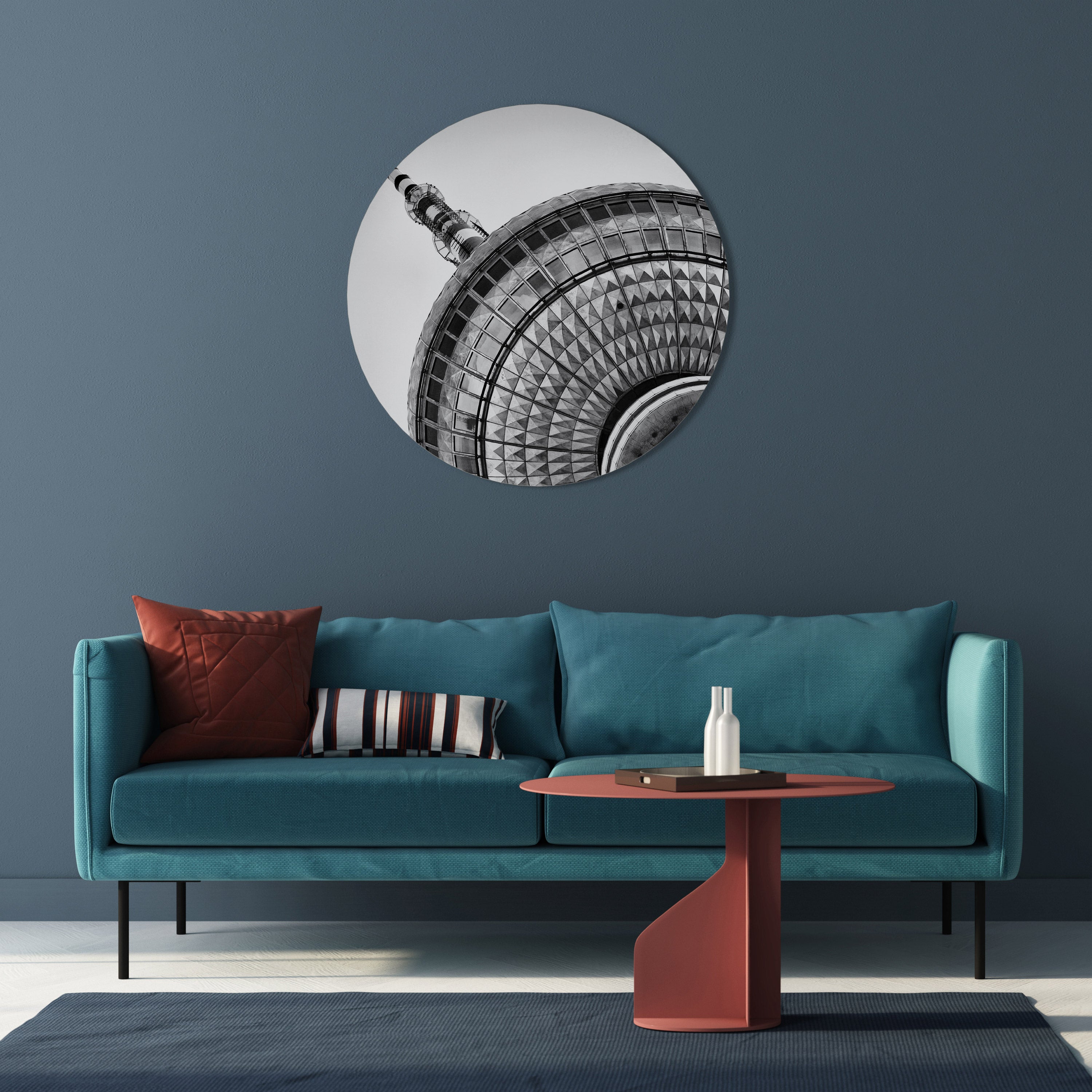 BERLINER FERNSEHTURM Round Wall Art