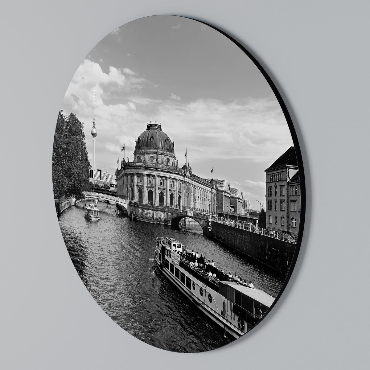 GHOSTS OF HISTORY Arte de pared redondo